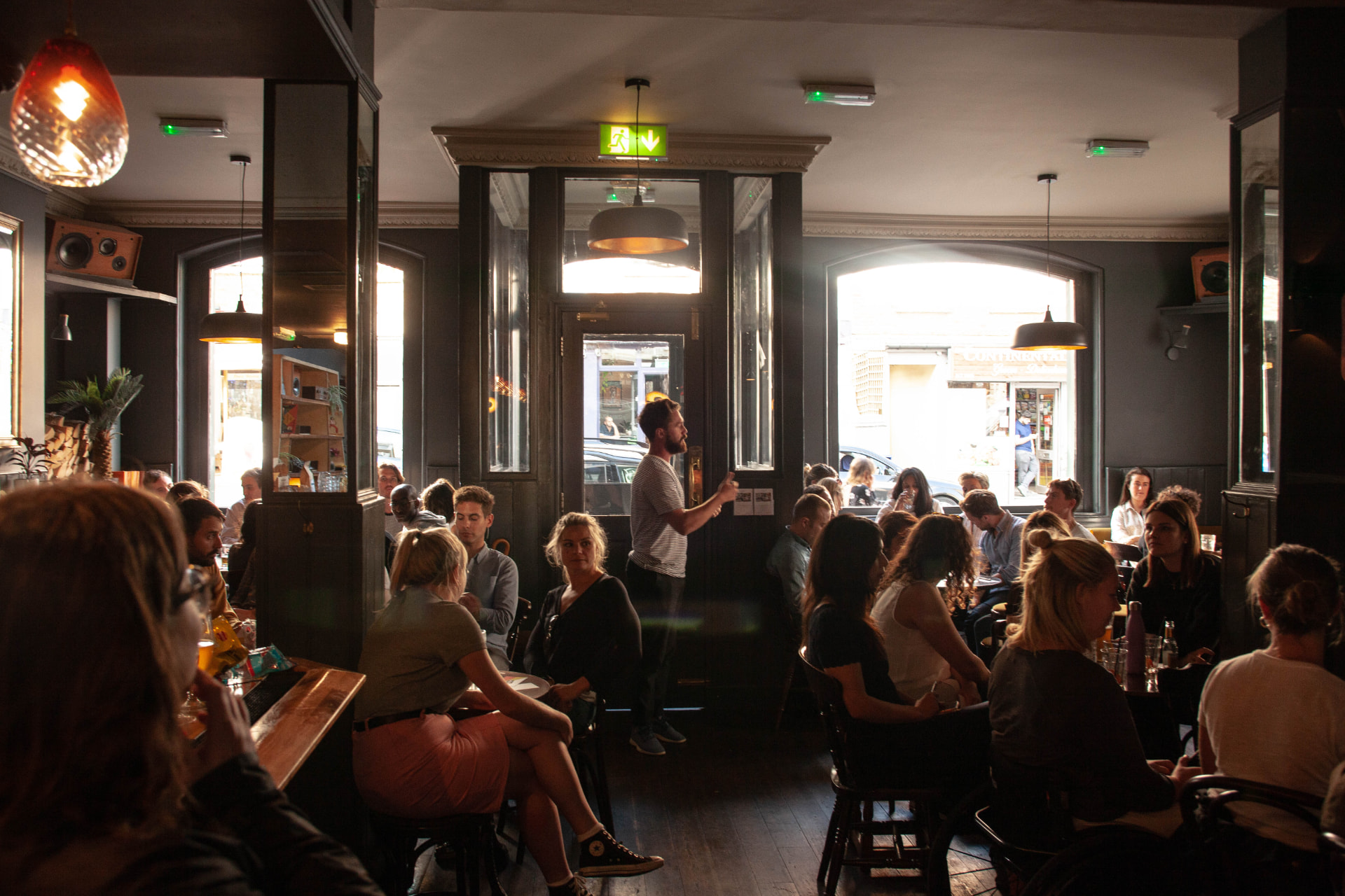 Airbnb leaders gathered in a London venue during a Tempest Two session