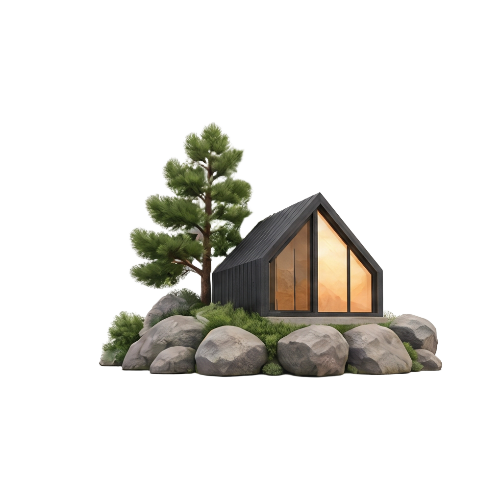 Distinctive cabin representing a memorable Airbnb stay
